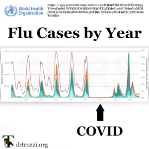 flu cases by year